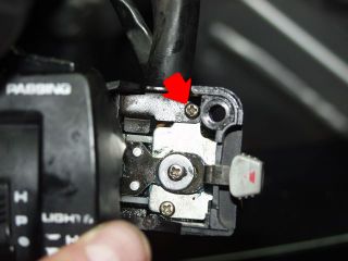 Linker Schalter untere H�lfte mit Blinker und Hupe