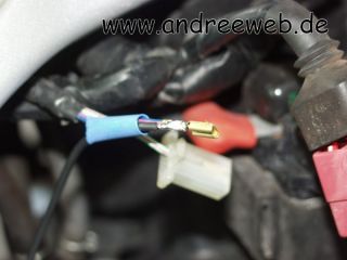 Abgriff-Leitung zur Notabschaltung. Zum Vergr��ern Doppel-Klick